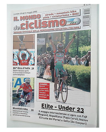 Il Mondo del Ciclismo n19del 8mag  2003 Simoni-Nocentini-Fuentes-Hamilton   [SR]