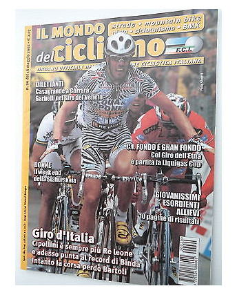 Il Mondo del Ciclismo n20del 16mag 2002 Casagrande-Garbelli-Cipollini  [SR]