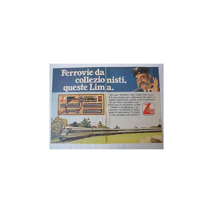 P.70.93 Pubblicita' Advertising Zima Models Ferrovie col. 1970 Clip...