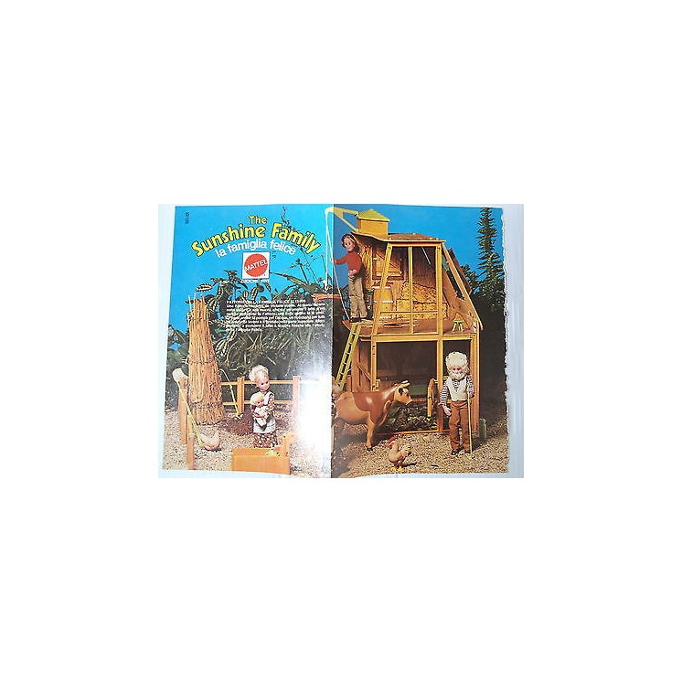 P.70.94 Pubblicita' Advertising Mattel The Sunshine family 1970 Cli...