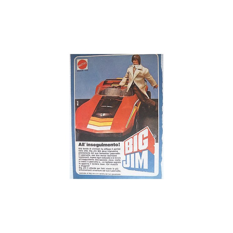 P.80.16 Pubblicita' Advertising Mattel Big Jim 004 1980 Clipping fu...