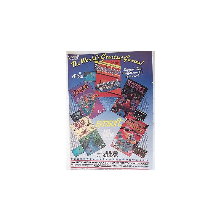 P.80.25 Pubblicita' Advertising The World's greatest games 1980 Cli...