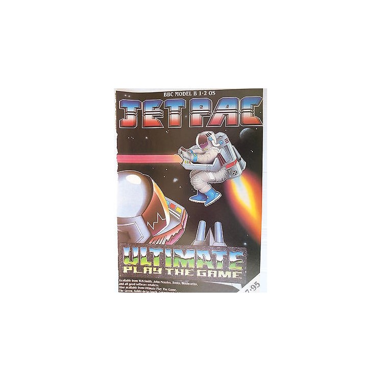 P.80.30 Pubblicita' Advertising Jet Pac BBC model B 1-2 OS 1980 Cli...
