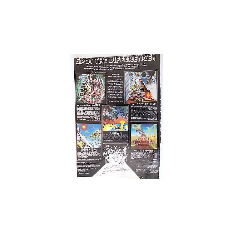 P.80.54 Pubblicita' Advertising The dungeon master-The Island1980 C...