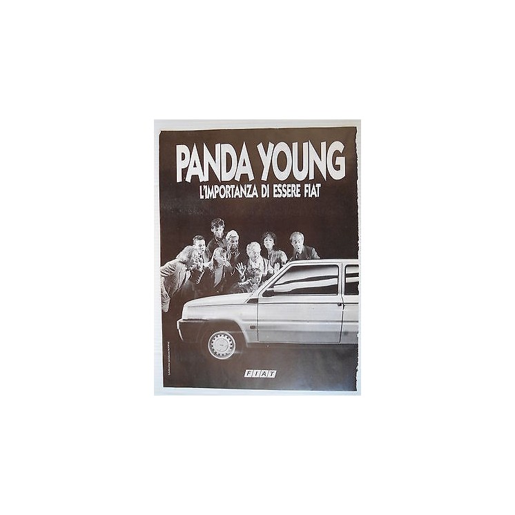 P.83.01 Pubblicita' Advertising Fiat Panda Young 1983 Clipping Riv....