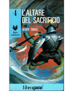 Joe Dever:LIBROGAME serie lupo solitario  4 l'altare del sacrifi 4 rist.1990 A75