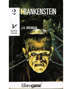 J.H.Brennan:LIBROGAME serie horror classic Frankestein 1 ed 87 A75