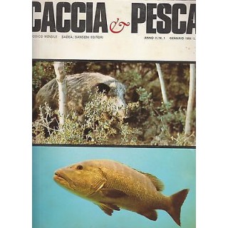 Caccia e Pesca n. 1 Gennaio 1968 - Anno II  2,50€