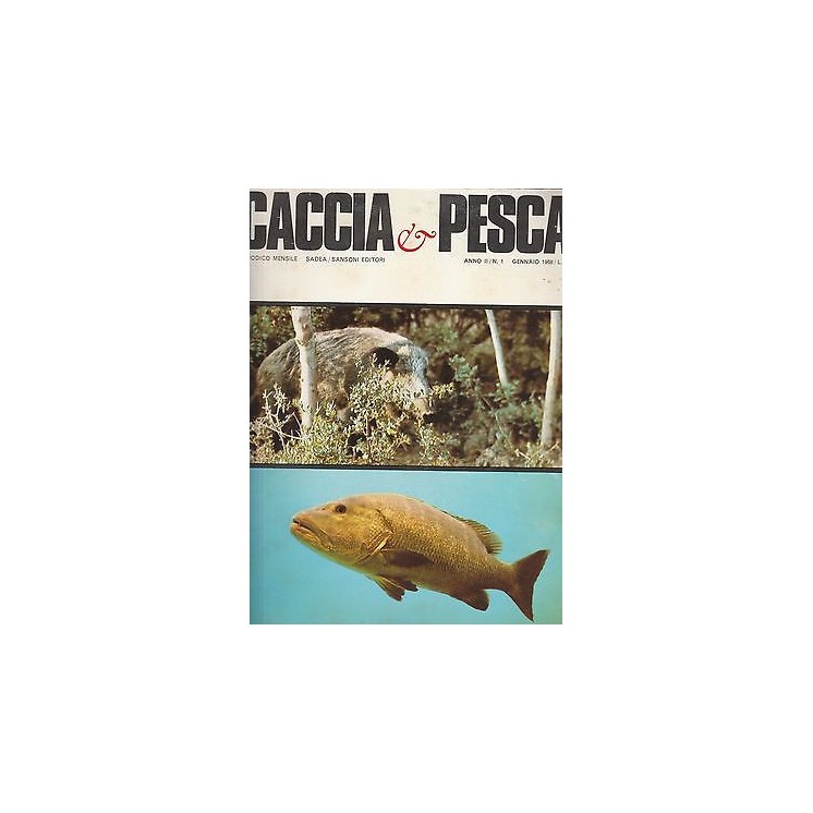 Caccia e Pesca n. 1 Gennaio 1968 - Anno II  2,50€