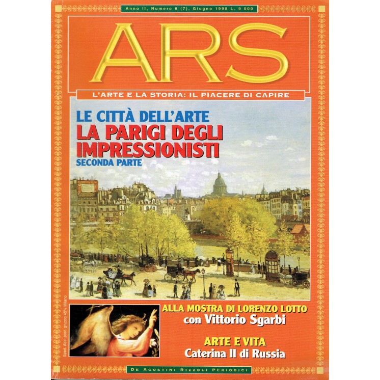 ARS n. 7 6/1998:Lotto/Impressionisti - Ed. DeAgostini/Rizzoli FF10 ...