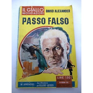 DAVID ALEXANDER: Passo Falso - 1963 IL GIALLO MONDADORI n.646 - A77...