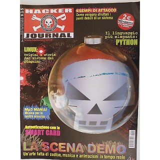 Hacker Journal n. 15 Dic 2002 Gen 2003 Ed 4Ever Linux Scena Demo Py...
