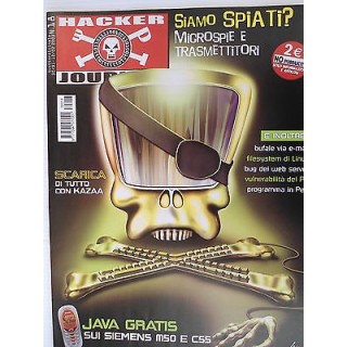 Hacker Journal n. 18 Gen Feb 2003 Ed. 4Ever Kazaa Java Gratis Micro...