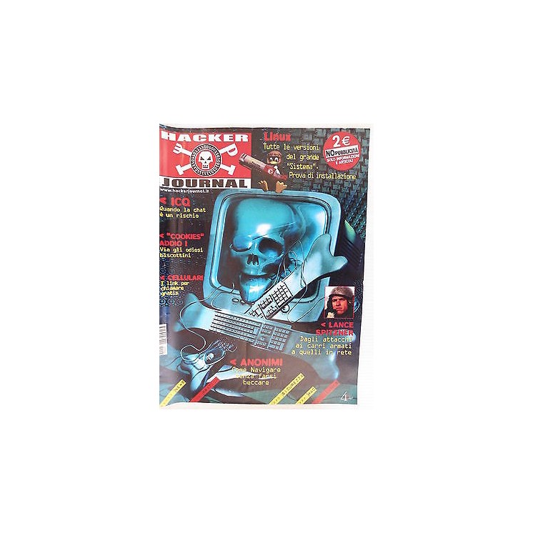 Hacker Journal n. 2 Giu 2002 Ed. 4Ever Linux ICQ Lance Spitzner FF0...