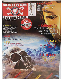 Hacker Journal n. 3 Giu Lug 2002 Ed. 4Ever Seca2 Unix Virus Ipv6 Siti XXX FF03