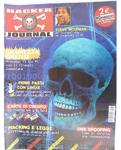 Hacker Journal n. 5 Lug Ago 2002 Ed. 4Ever S.Wozniak Linux Dnsspoofing FF03