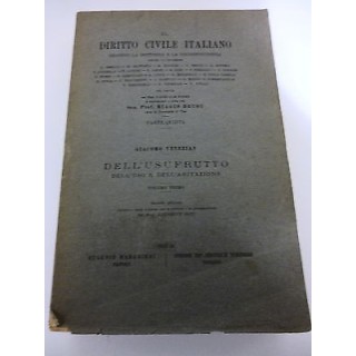 GIACOMO VEREZIAN: Diritto civile italiano Vol.V° (SERVITU' 1) - II°...