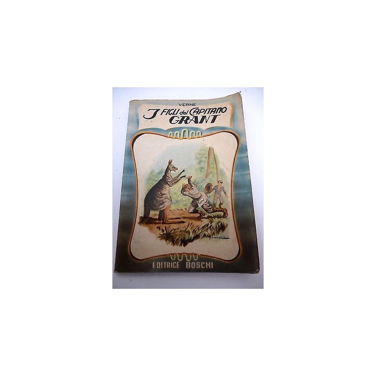 GIULIO VERNE: I figli del capitano Grant " ILLUSTRATO" EDITRICE BOS...