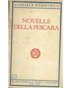 G. D'Annunzio: Novelle della Pescara ed. Il Vittoriale 1941 A20