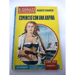 ROBERT HANSEN: Comincio' con una rapina - 1960 IL GIALLO MONDADORI ...