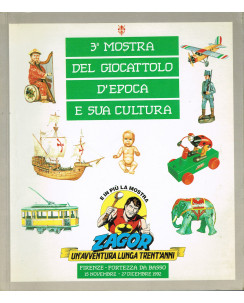 CATALOGO terza mostra giocattolo epoca + mostra ZAGOR FI 1992 A20