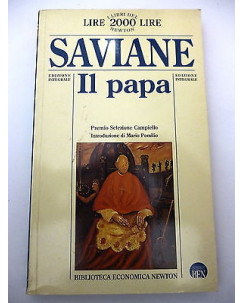 GIORGIO SAVIANE: Il Papa, 1995 BIBLIOTECA ECONOMICA NEWTON A55