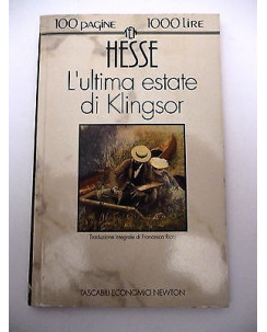 HERMANN HESSE: L'ultima estate di Klingsor, 1994 TASCABILI ECONOMICI NEWTON A38