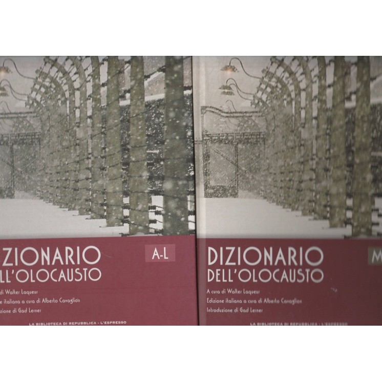 Dizionario dell'Olocausto - 2 Volumi (A-L) (M-Z) ed.L'Espresso A30 ...