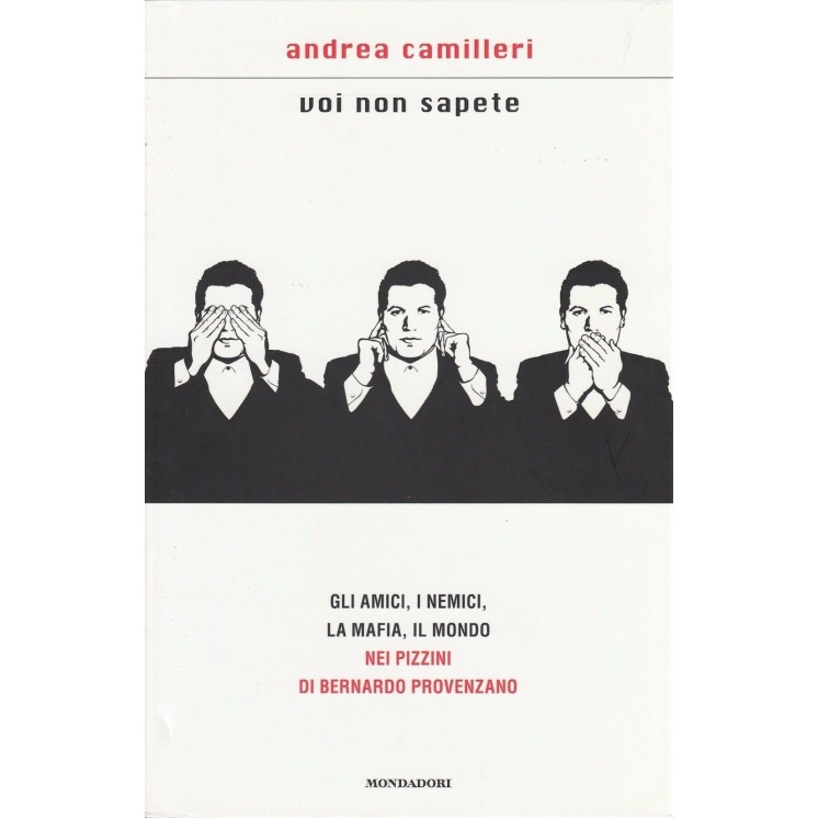 Andrea Camilleri: Voi non sapete ed.Mondadori A36  6,50€