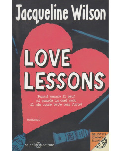 Jacqueline Wilson: Love lessons ed. Salani  NUOVO -40% A54