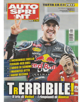 Auto Sprint n. 48 del 2012: Vettel - Alonso