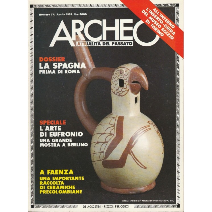 Archeo n 74 1991 - La Spagna prima di Roma ed.De Agostini  3,20€