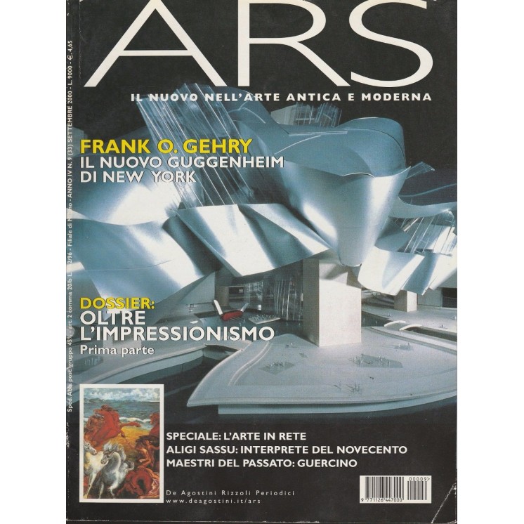 ARS n.33 09/2000:Il nuovo Guggenheim di New York - Ed. DeAgostini/R...