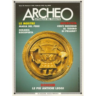 Archeo n 84 1992 - Le piu antiche leggi ed.De Agostini  3,20€