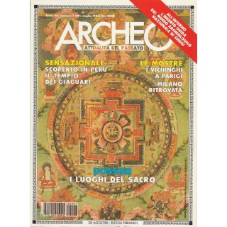 Archeo n 89 1992 - I luoghi del sacro ed.De Agostini  3,20€