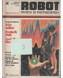 Robot Rivista di fantascienza - F.Leiber F.Pohl ed. Armenia   A44