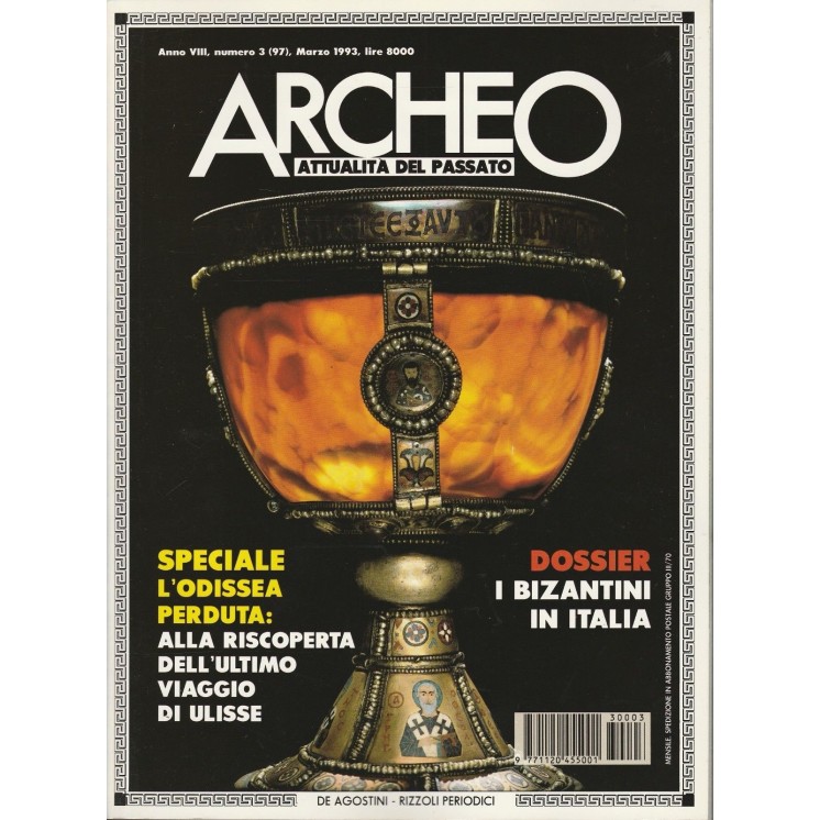 Archeo n 97 1993 - I Bizantini in Italia ed.De Agostini  3,20€