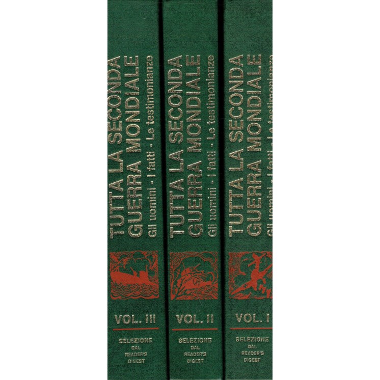 Tutta la Seconda Guerra Mondiale WWII 1/3 completa Readers Digest S...