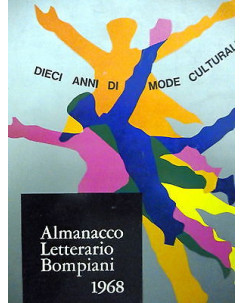 ALMANACCO LETTERARIO BOMPIANI 1968 " cat. vivente della editoria italiana " FF13