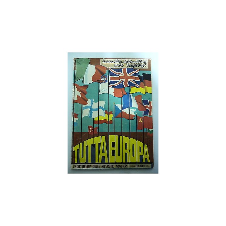 ENCICLOP. DELLE RICERCHE n.2 - TUTTA EUROPA [ album con 118 figurin...