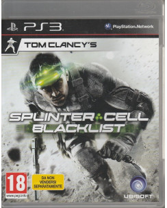 Videogioco per Playstation 3: Tom Clancy's Splinter Cell Blacklist - 18+