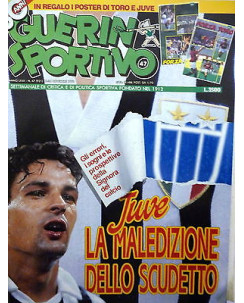 GUERIN SPORTIVO anno LXXX n.47 (921) 18-24 novembre 1992 "" NO POSTER "" SR FF14