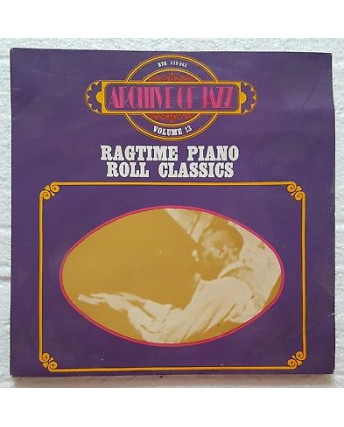 33 Giri Archive of Jazz vol.13 Ragtime Piano Roll... BYG 529 063 FRANCE - 471