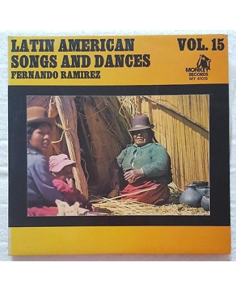 33 Giri LATIN AMERICAN SONGS AND DANCES VOL.15 MONKEY REC MY41015 2LP - 432