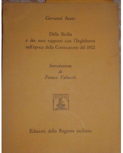 Giovanni Aceto: Della Sicilia e dei suoi rapporti con l'...    ed.R.S.  FF07