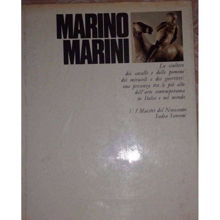Alberto Busignani: Marino Marini ed.Sansoni FF07  7,20€