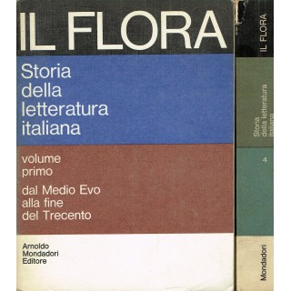 Flora: Storia della letteratura italiana 1/5 NO 2 Ed Economia 1967 ...