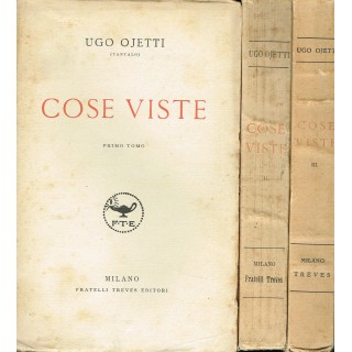 Ugo Ojetti:cose viste 1/7 completa ed.Treves/Mondadori 1927 A04  15...
