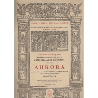 Rolandino Passageri: Aurora (spagnolo) ed.Gongora FF04  60,20€