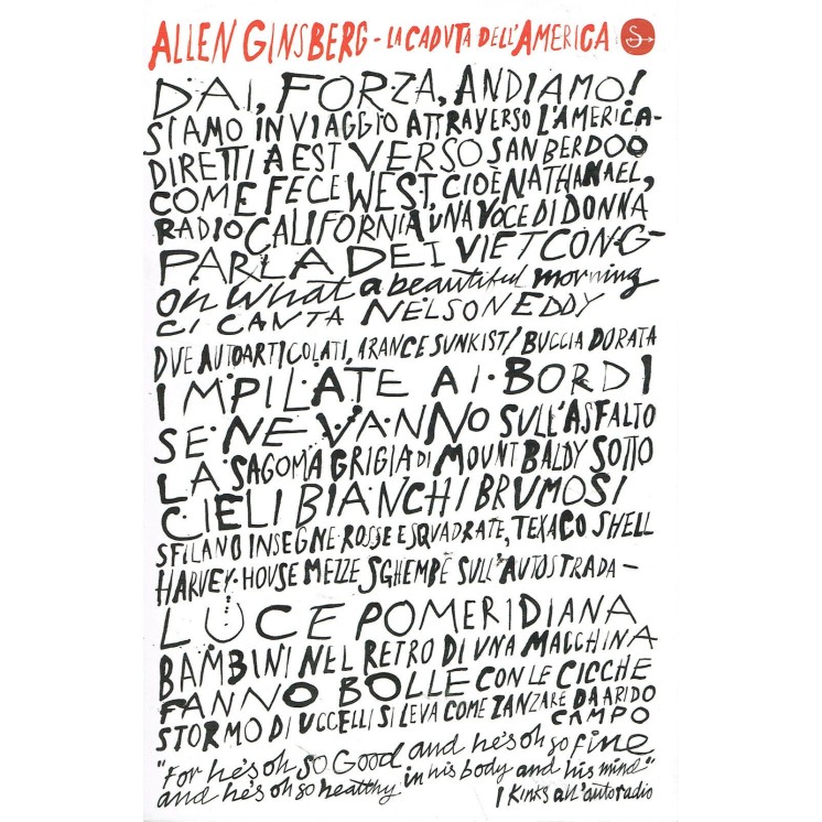 Allen Ginsberg:la caduta dell'America ed.il Saggiatore NUOVO sconto...